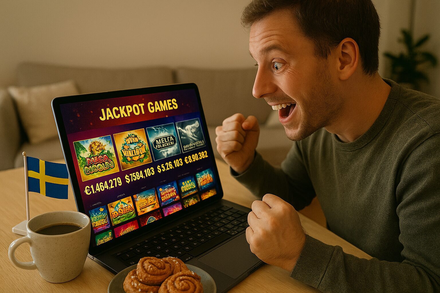 utländska jackpotter