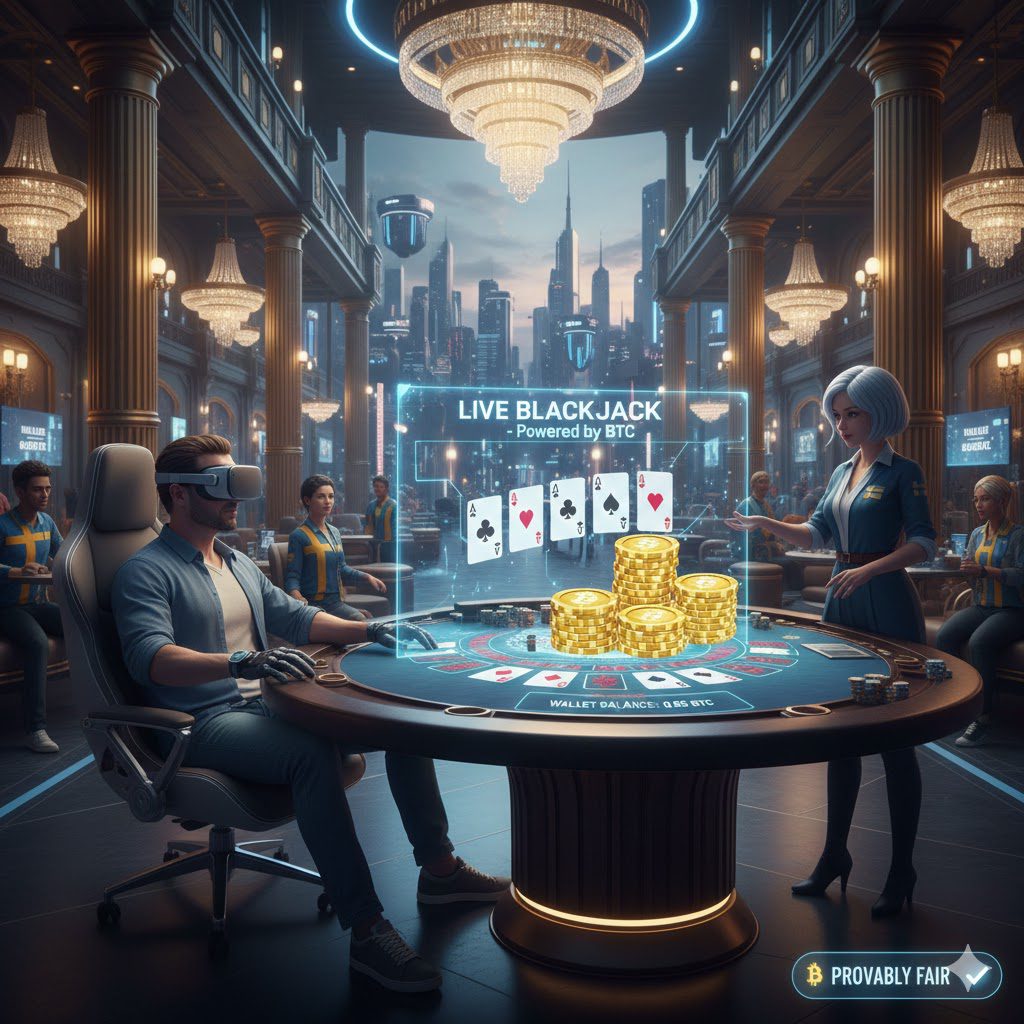 Blackjack BTC Casino Sverige