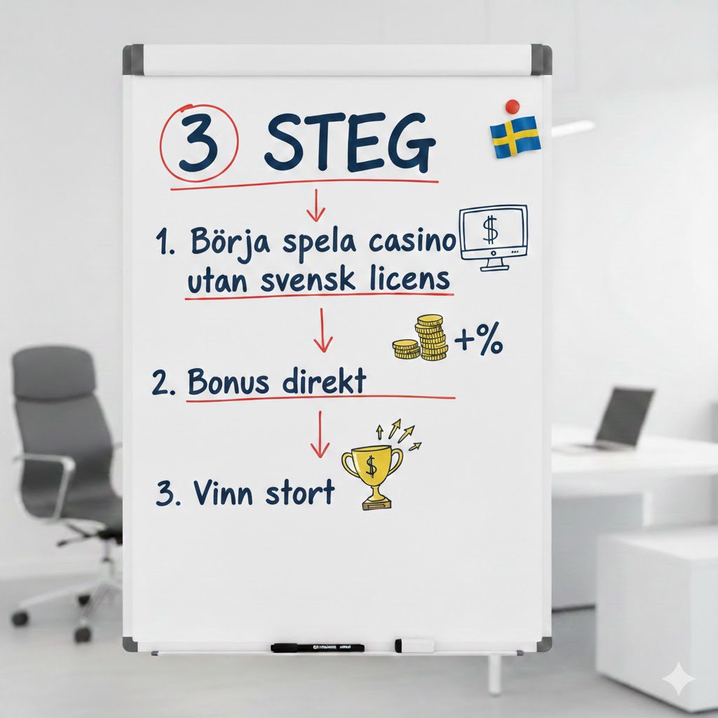 tre steg spela casino utan licens